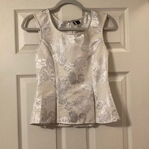 Sparkle & Fade Size Small dressy peplum top